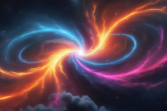 A Colorful Lightning in the Sky