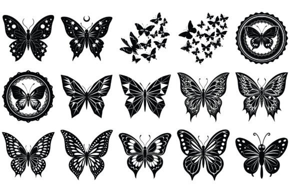 Butterfly Silhouette Vector