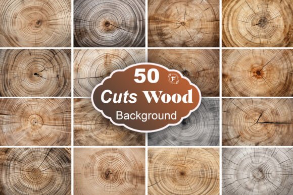 Cut Wood Texture Background