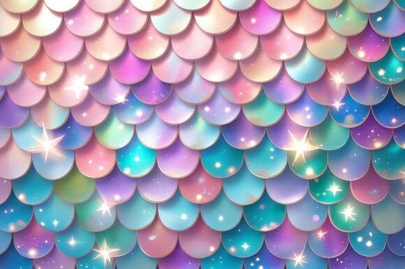 Magical Mermaid Scale Background: A Versatile Design Essential