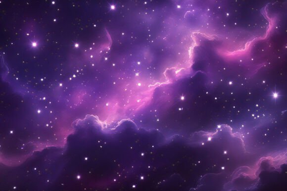 Stars and Clouds in Space