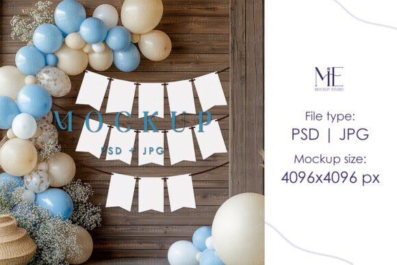 Template Happy Birthday Banner Garland: A Creative Solution for Celebratory Designs