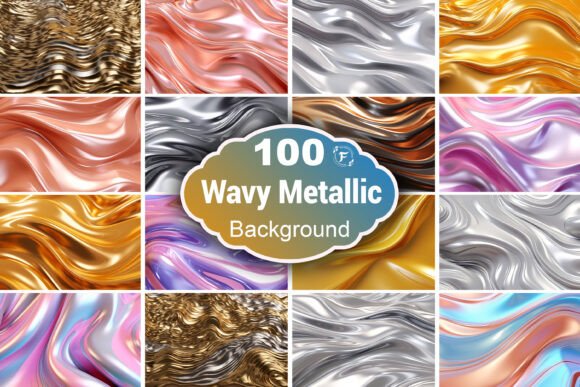 Wavy Metal Texture Background: A Modern Industrial Design Element